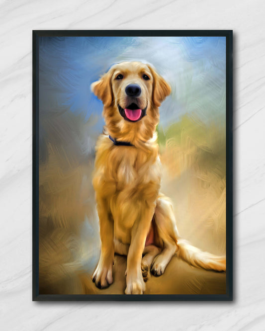 Realistic Pet Oil Painting