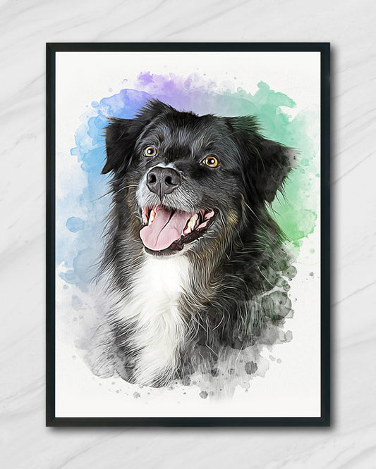 Pet Watercolor Portrait